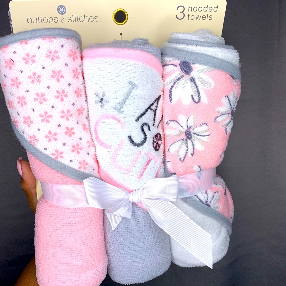 3 Set Hooded Towels